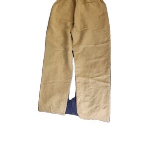 New Cubavera Dress Casual Pants Beige Linen Drawstring Resort Beach Vacation